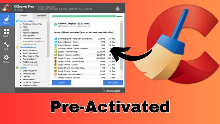 CCleaner License Key Free Download [Latest Version 2024]